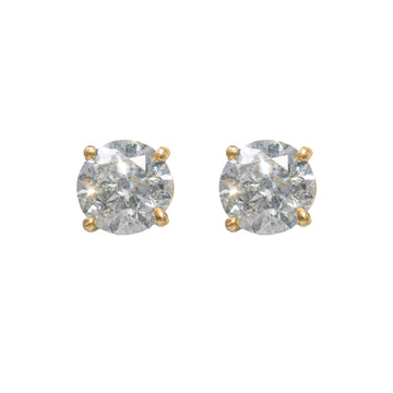 Earrings With Diamond Stud