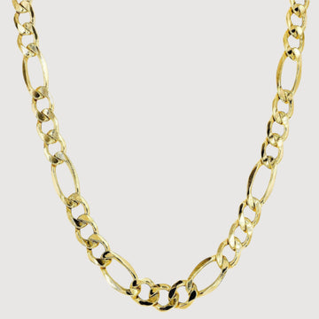 Figaro Chain 3mm – Solid Yellow Gold