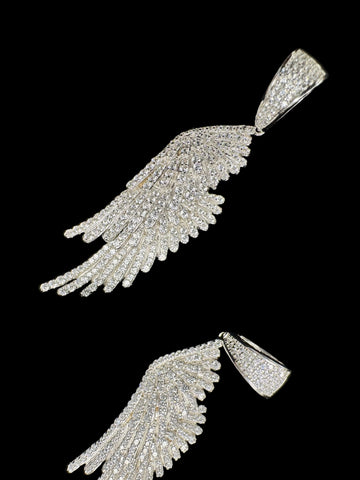 Diamond Angel Wings Pendant