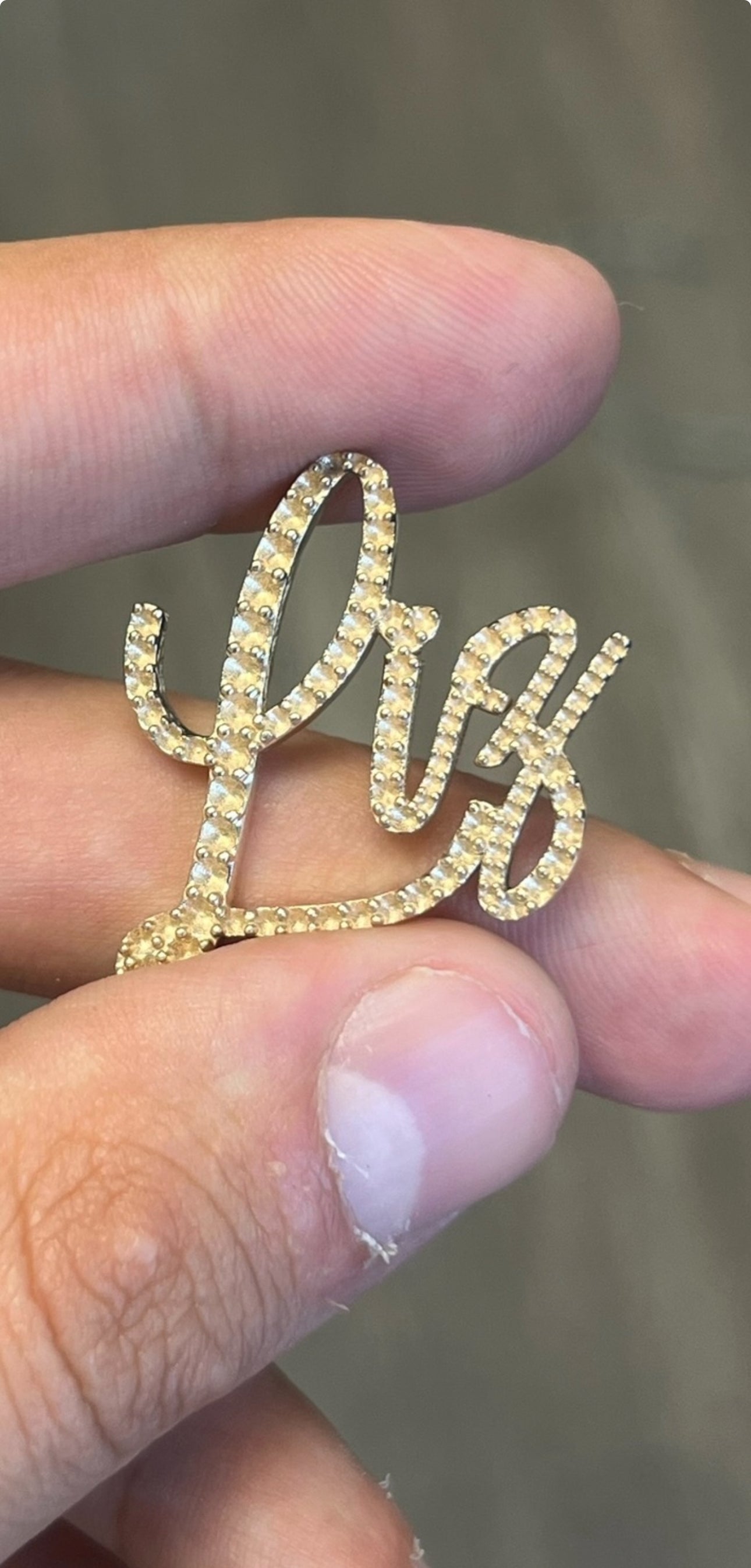 14k Gold & Diamond Name + Necklace