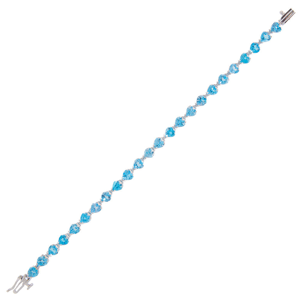 Blue Sapphire Tennis Bracelet