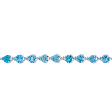 Blue Sapphire Tennis Bracelet