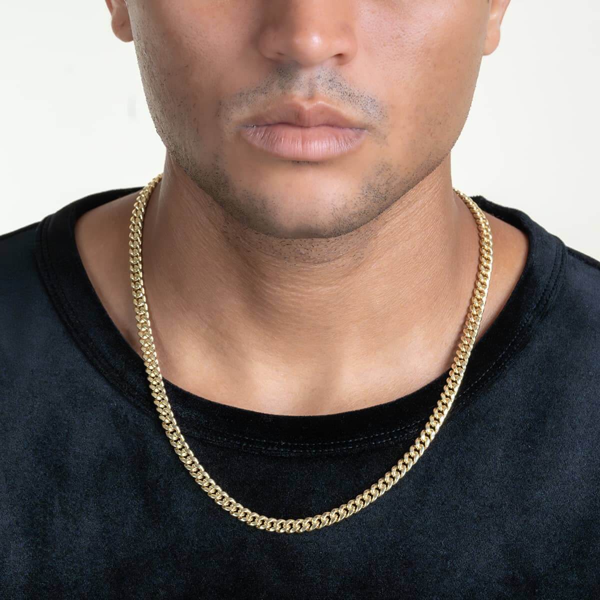 Hollow Gold Cuban Link Chain 7.5mm - 15mm