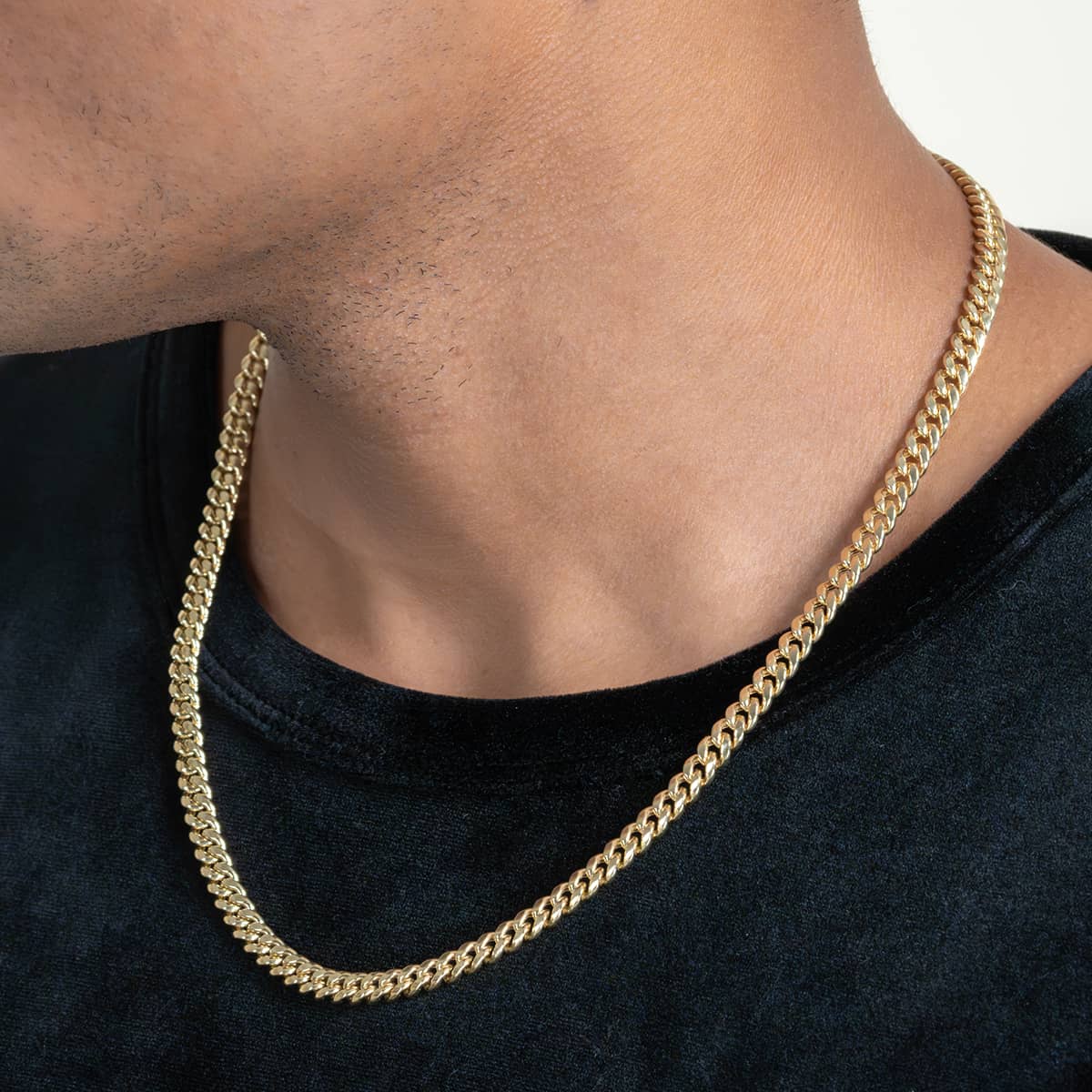 Hollow Gold Cuban Link Chain 7.5mm - 15mm