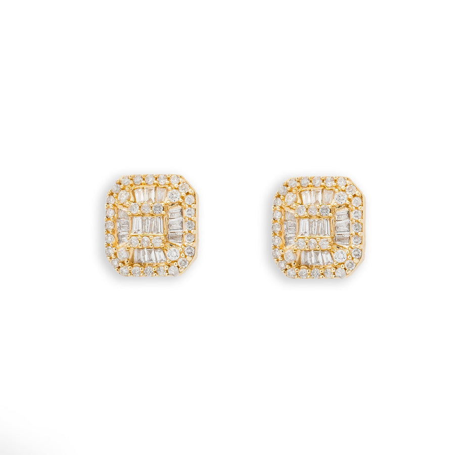 Diamond Earrings With Baguettes