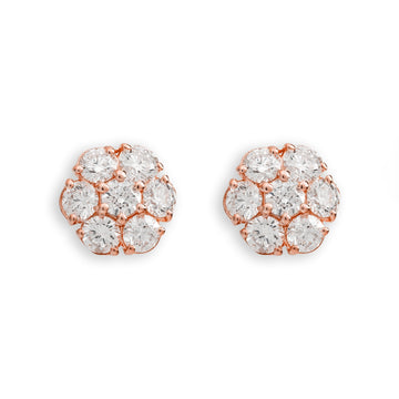 Medium Flower Stud Earrings