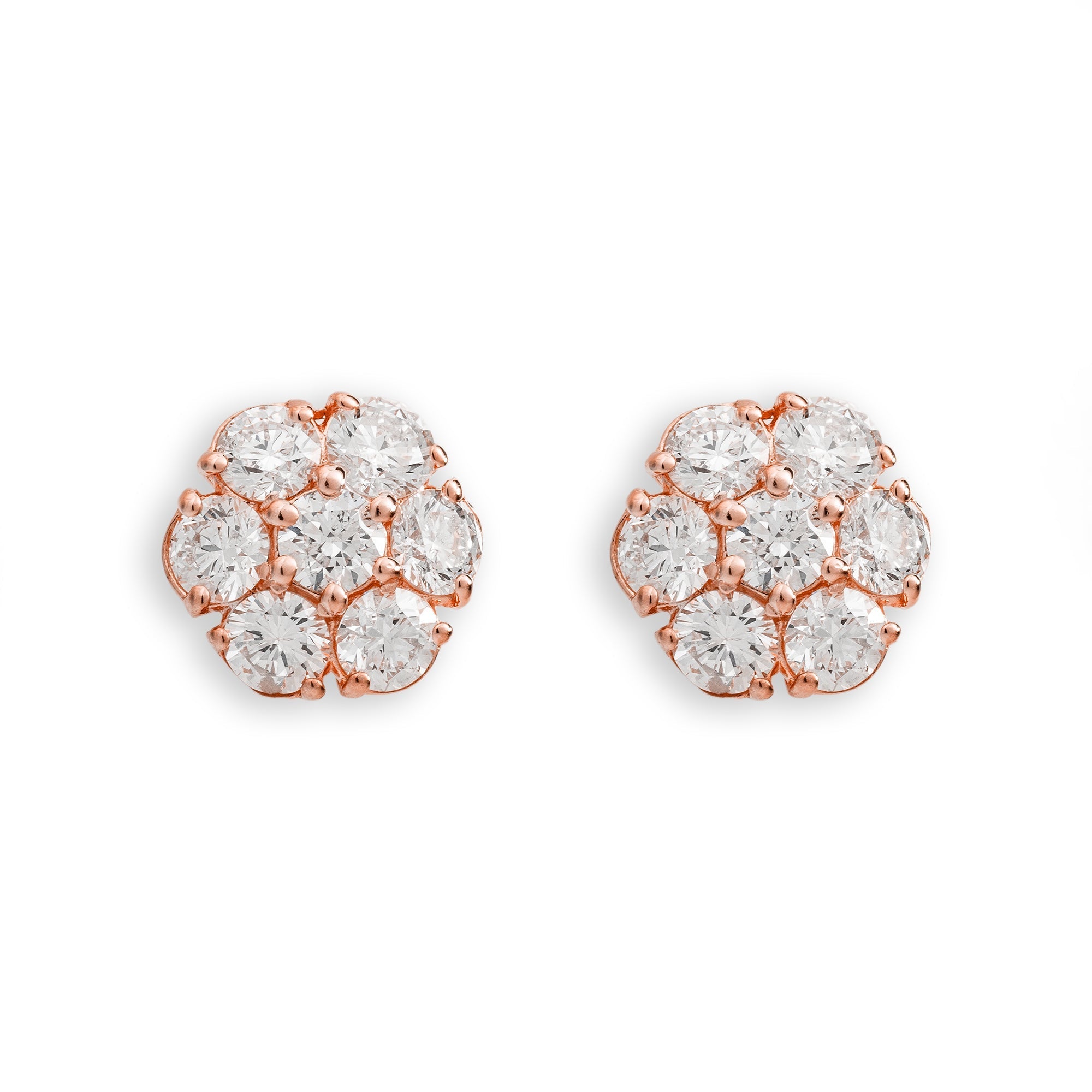 Large Flower Stud Earrings