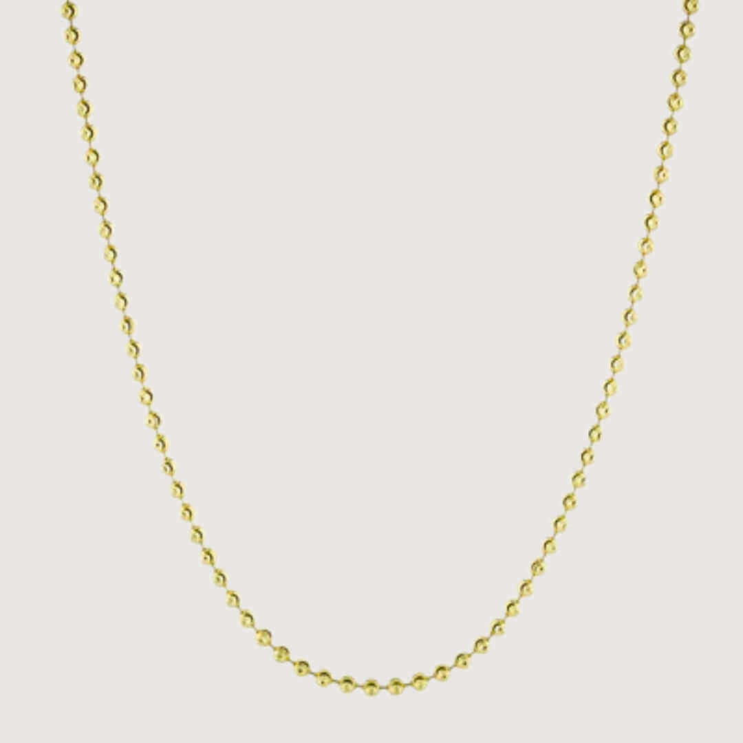 Moon Cut Bead Chain- 2mm