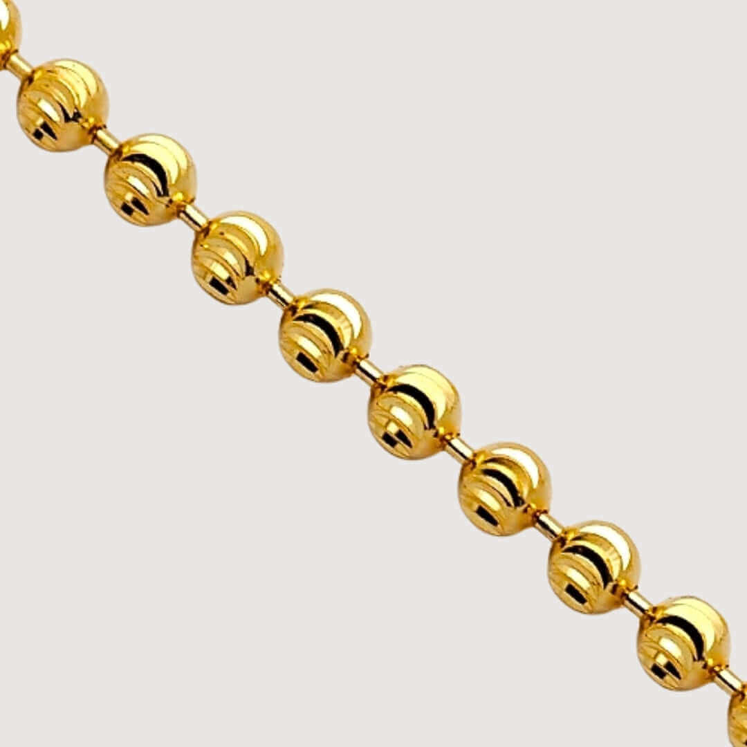 Moon Cut Bead Chain- 5mm