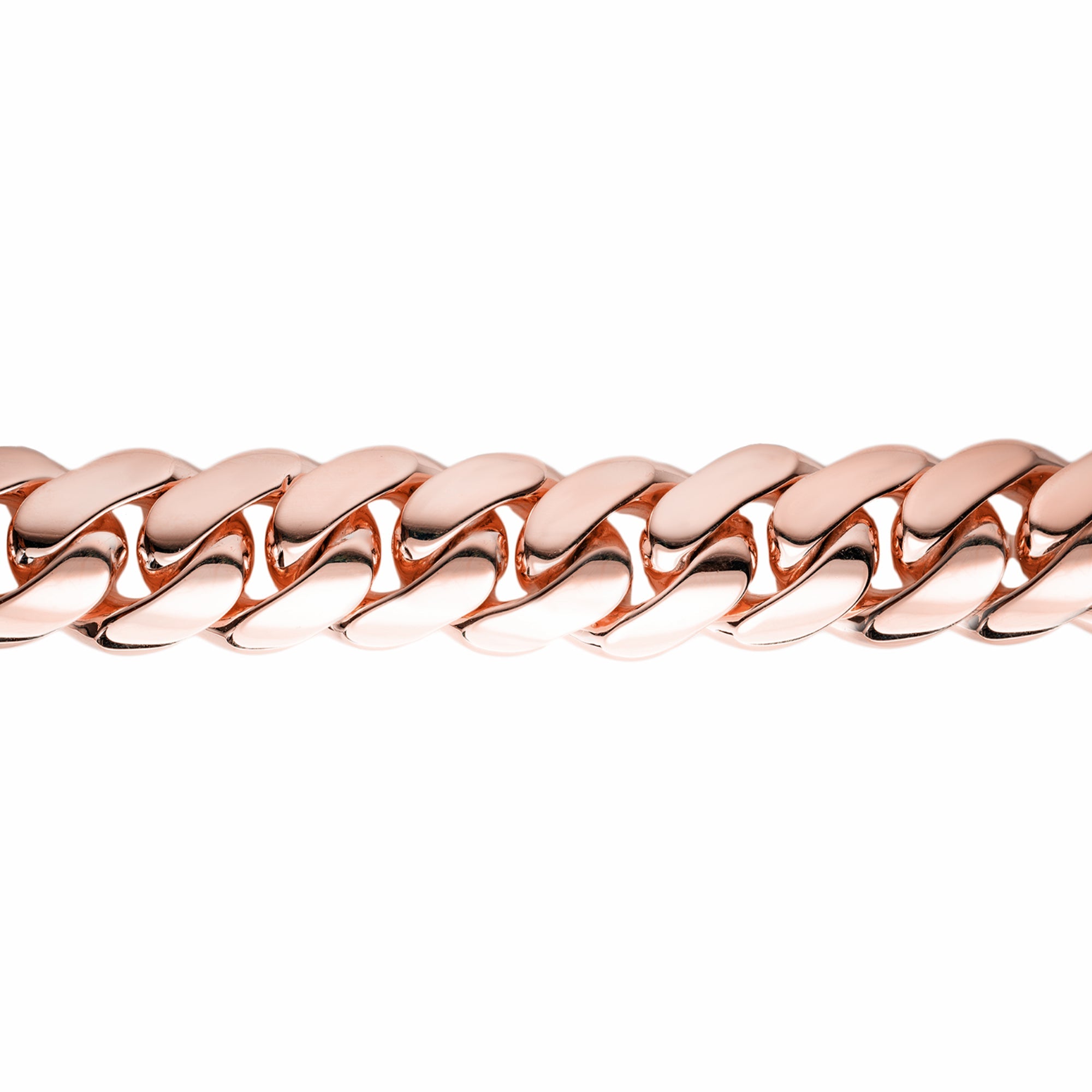 Rose Gold Cuban Link Bracelet