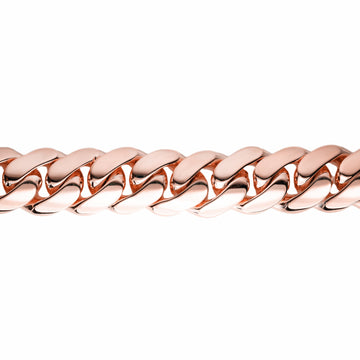 Rose Gold Cuban Link Bracelet