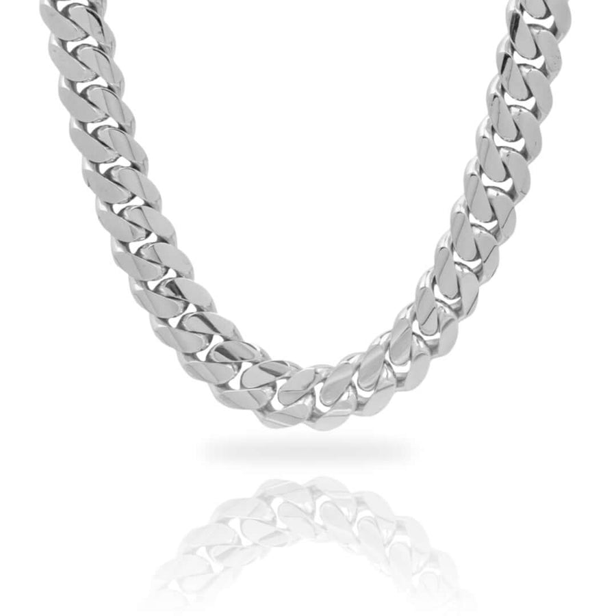 Silver Cuban Link Chain - 16mm