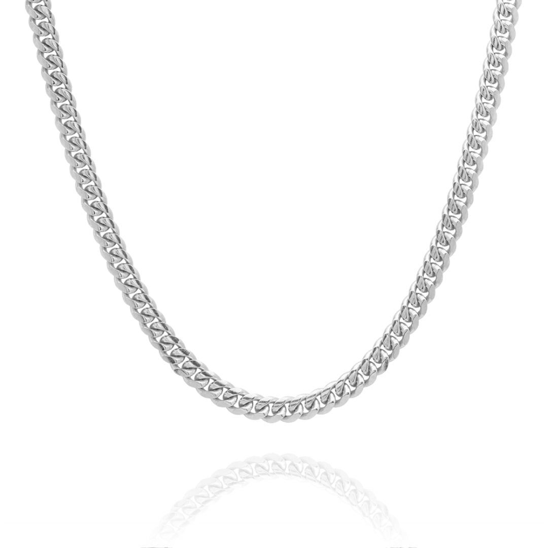 Silver Cuban Link Chain - 5mm