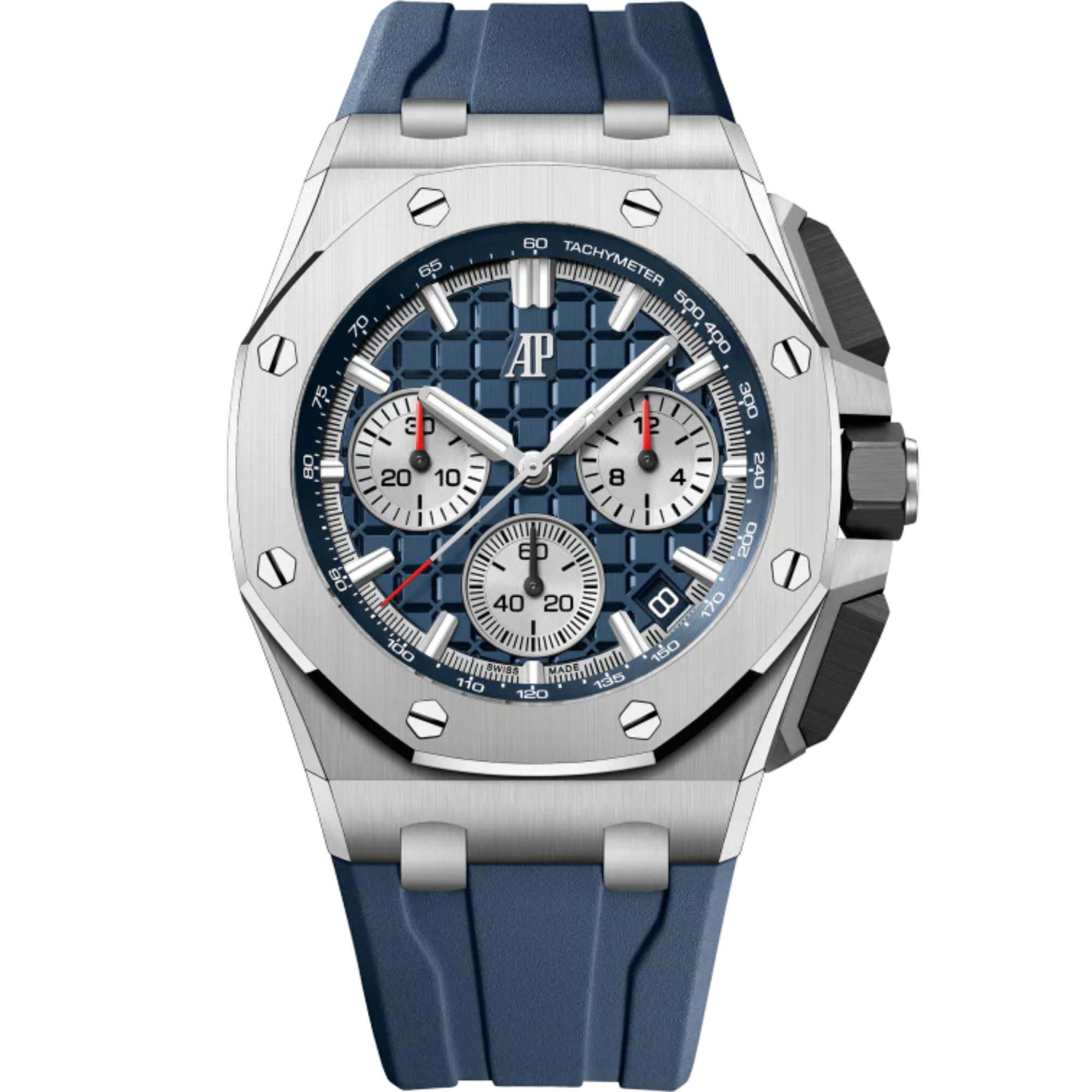 Audemars Piguet Royal Oak Offshore Ref. 26420TI.OO.A027CA.01 43MM Titanium Blue Dial/White Subdials