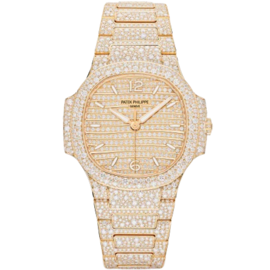 Patek Philippe Nautilus Haute Joaillerie ref. 7118/1450R-001 rose gold diamond-paved