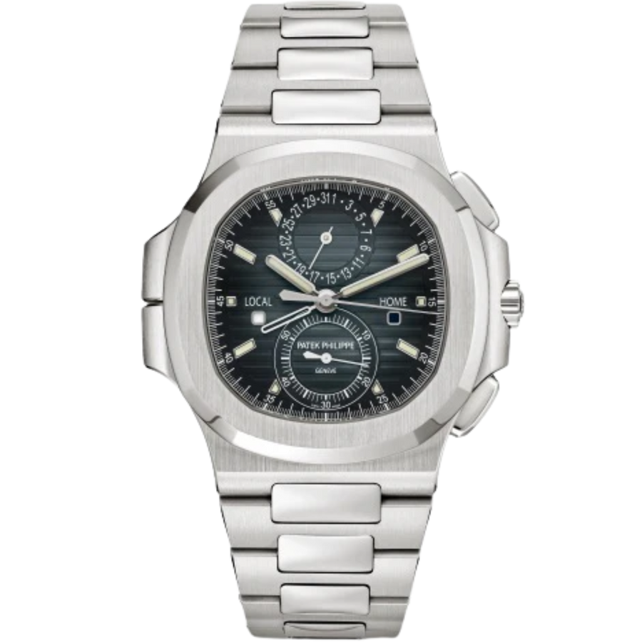 Patek Philippe Nautilus ref. 5990/1A steel bracelet blue-black dial
