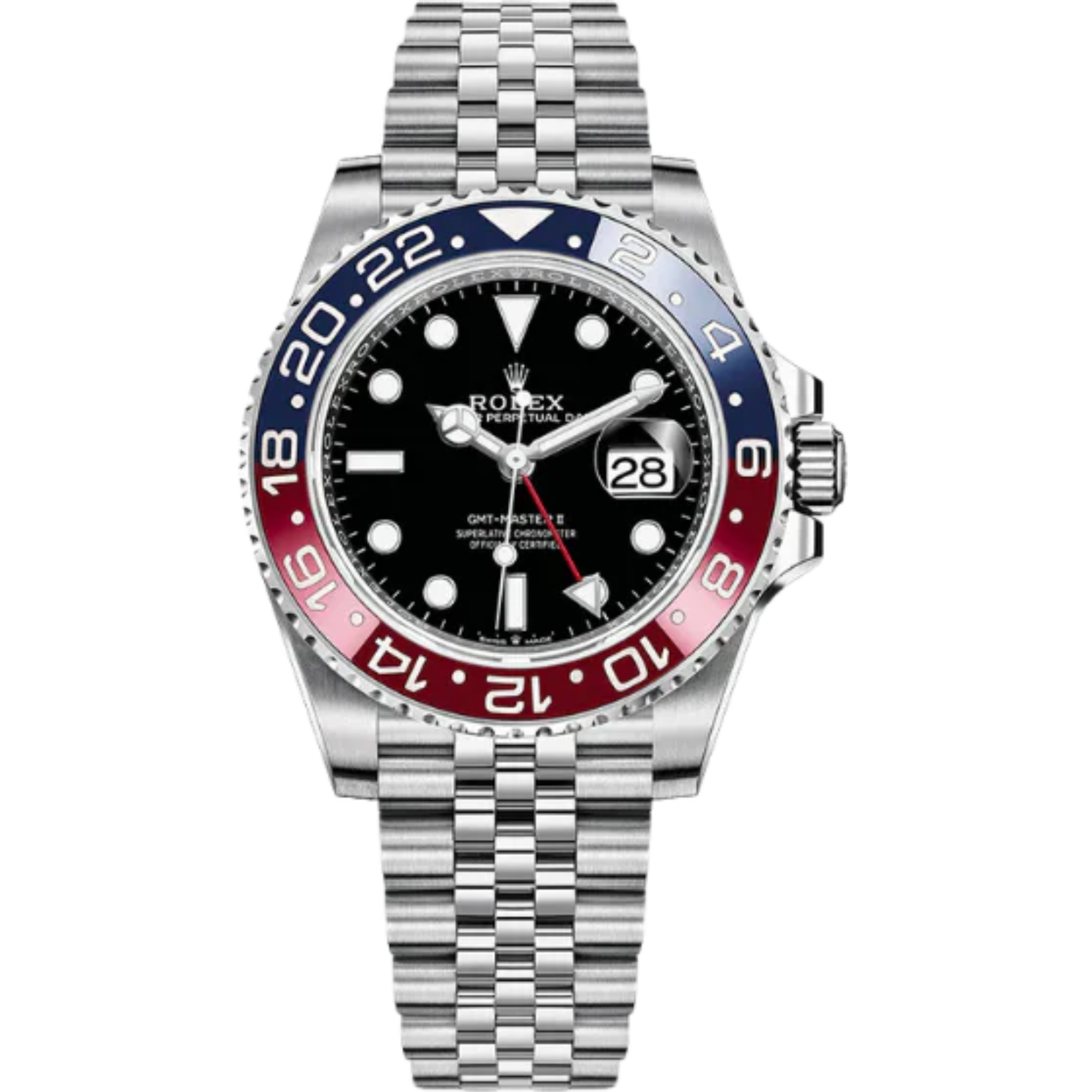 Rolex GMT Pepsi Ref. 126710BLRO GMT Pepsi on Jubilee Bracelet