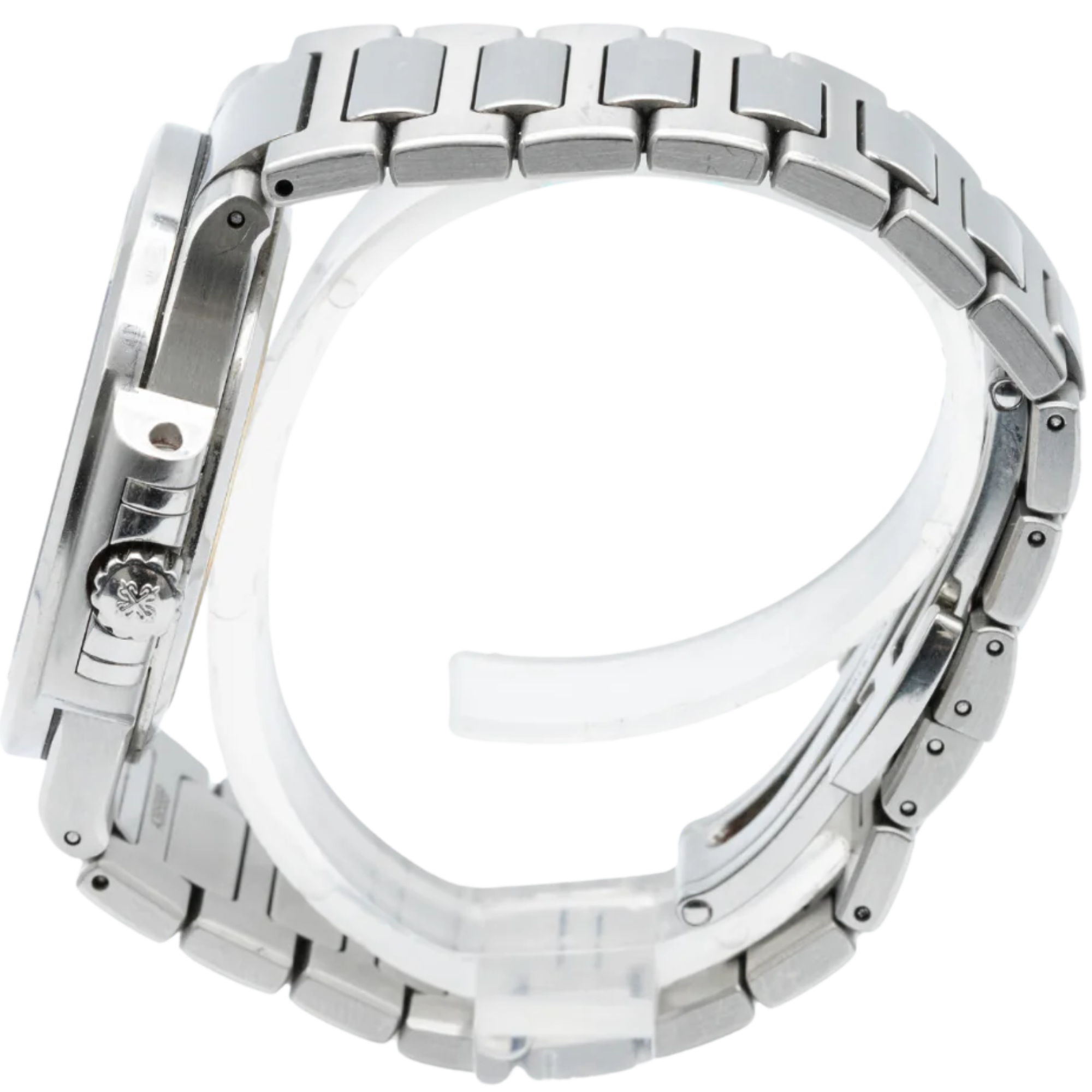 7118-1A-011 Nautilus Ladies 35.2mm Stainless Steel Bracelet Smoke Gray Dial Steel Bezel