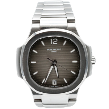 7118-1A-011 Nautilus Ladies 35.2mm Stainless Steel Bracelet Smoke Gray Dial Steel Bezel