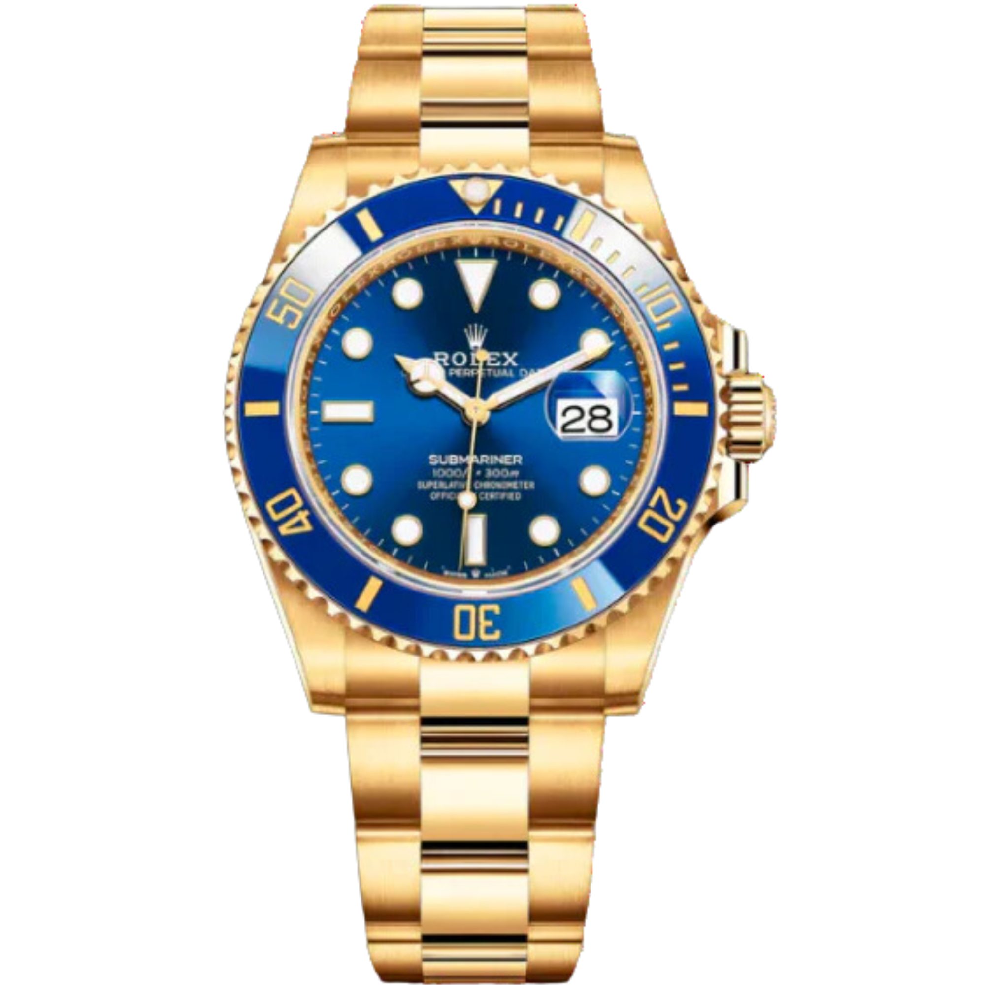 Rolex Submariner Ref. 126618LB Yellow Gold Blue Dial