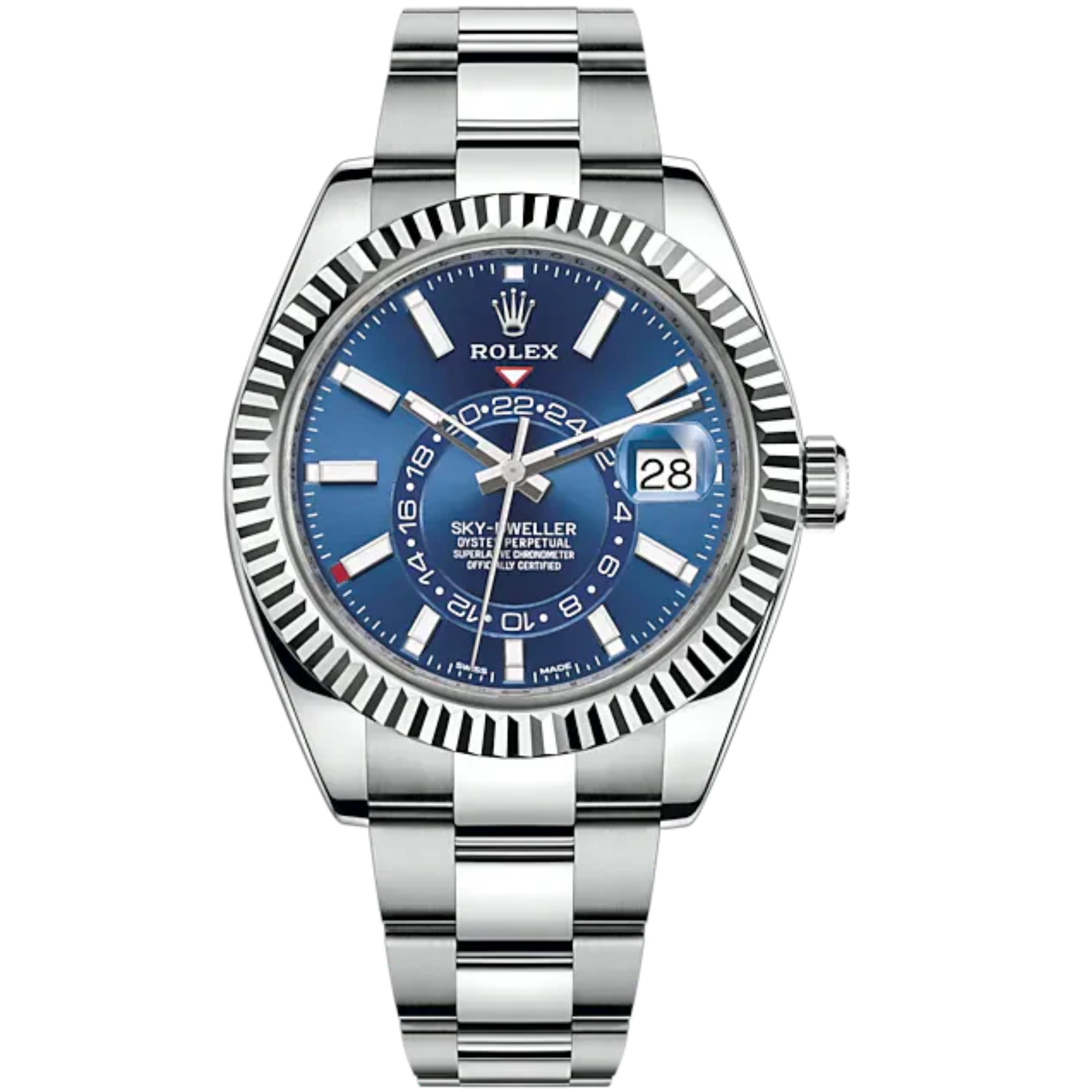 Rolex Skydweller Ref. 326934 Stainless Steel Blue Dial on Oyster