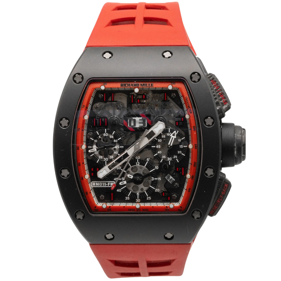 Richard Mille RM011 Carbon TPT luxury watch at 1Luxury Miami