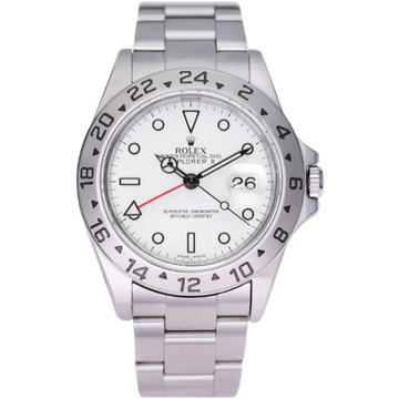 Rolex Explorer 16570 Polar White Dial