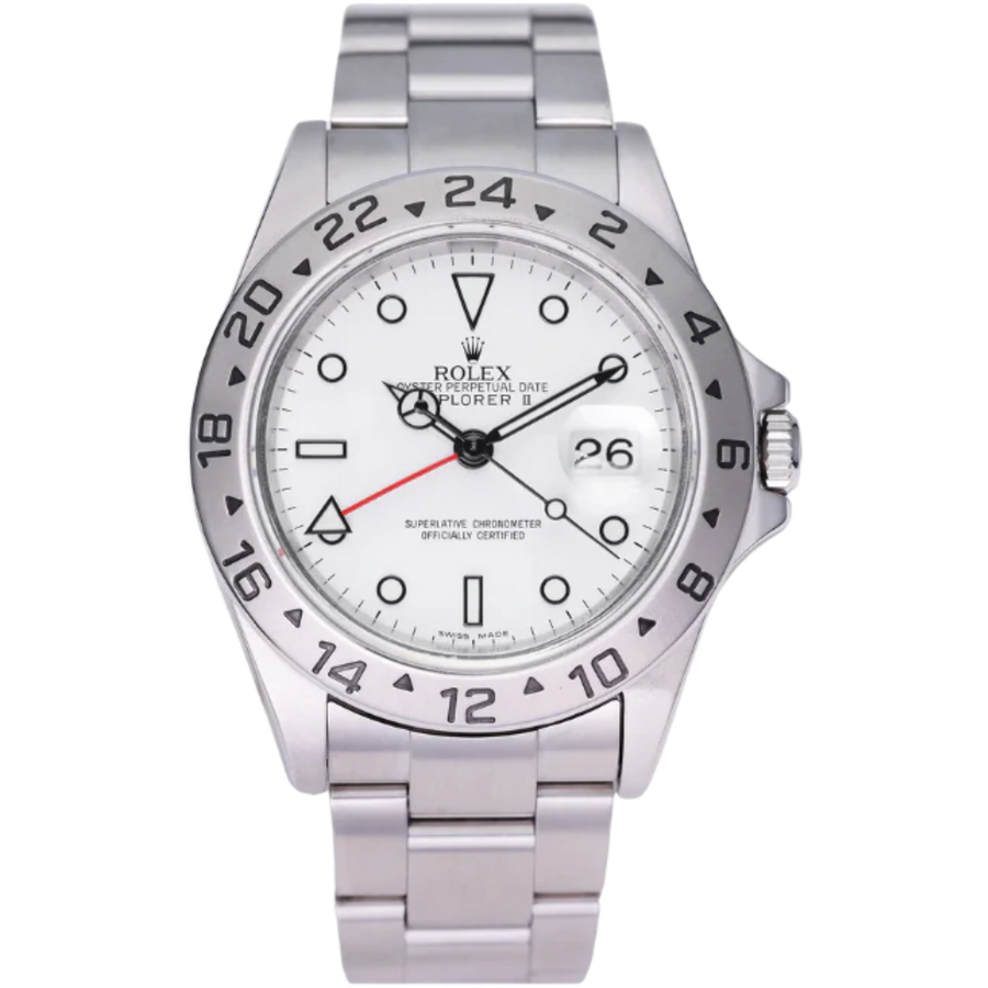 Rolex Explorer II ref. 16570 Polar white dial stainless steel Oyster bracelet