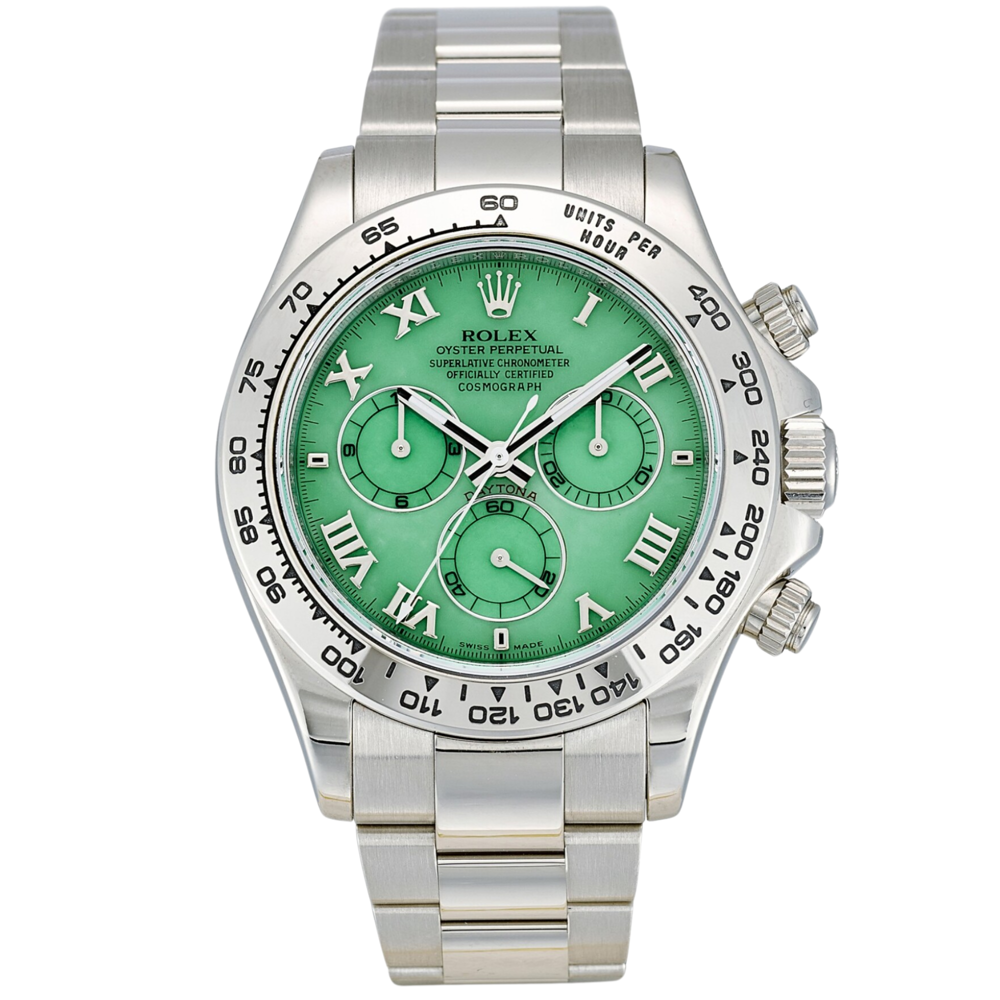Rolex Daytona Ref. 116509 White Gold "Green Beach"