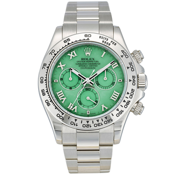 Rolex Daytona Ref. 116509 White Gold "Green Beach"