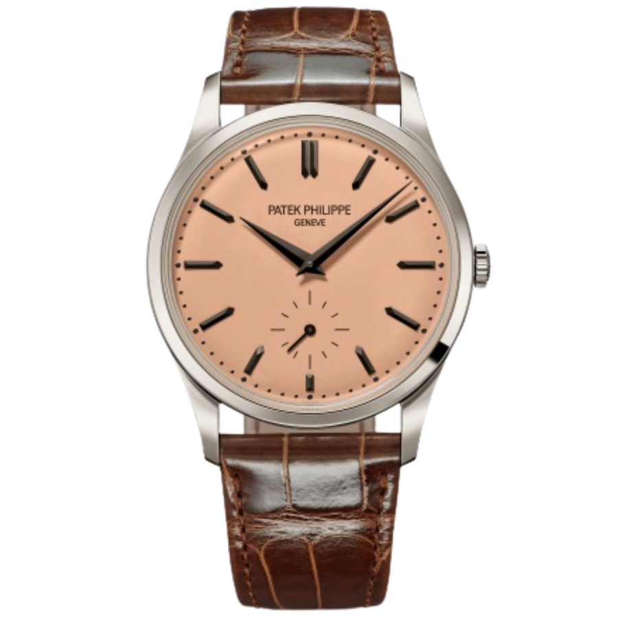 Patek Philippe Calatrava ref. 6196P-001 platinum rose-gilt opaline dial
