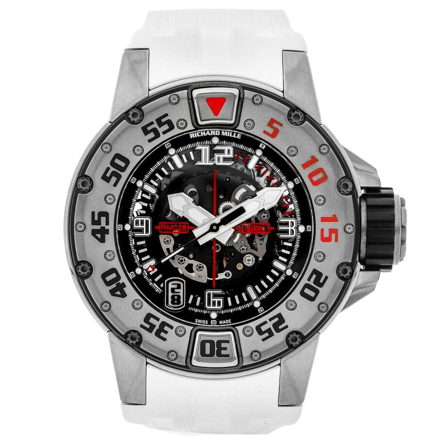 Richard Mille RM028 Titanium luxury watch at 1Luxury Miami