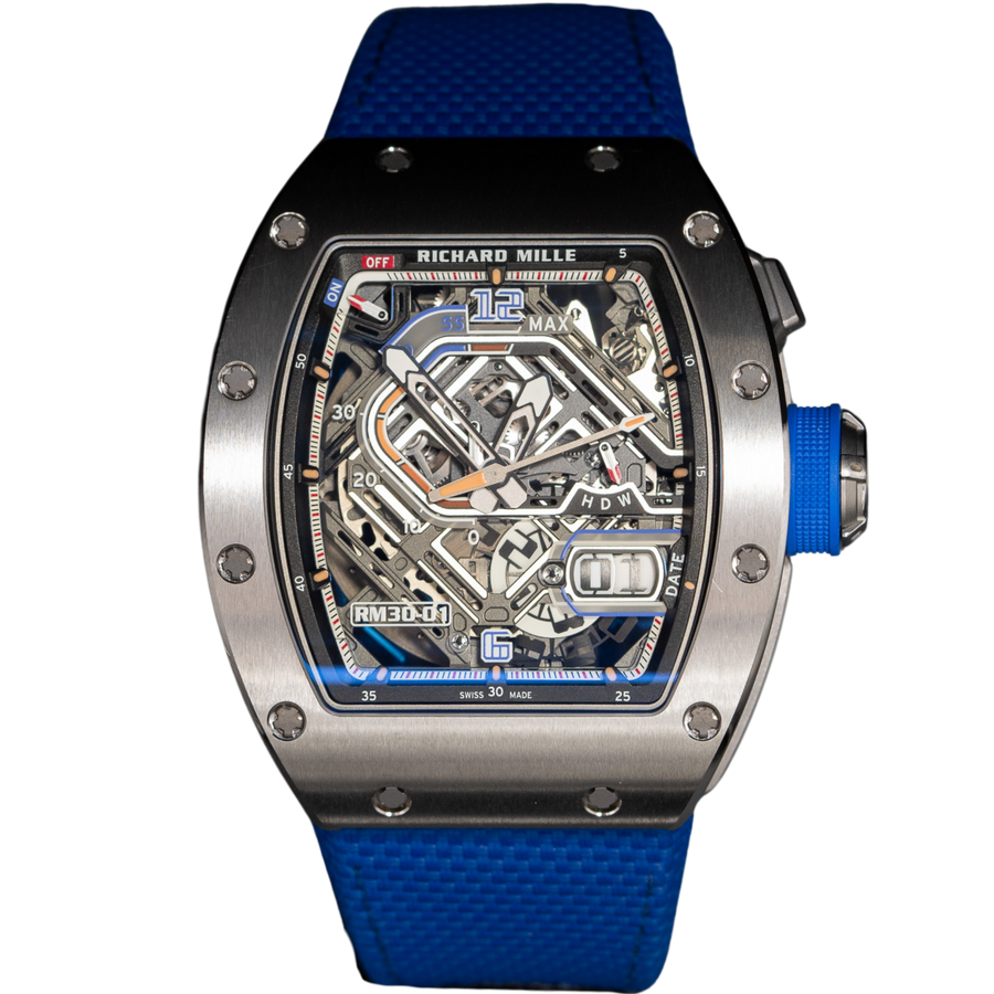 Richard Mille RM30-01 Titanium luxury watch at 1Luxury Miami