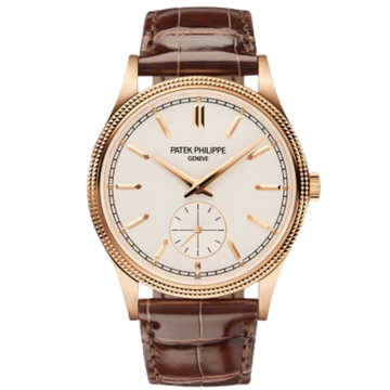 Patek Philippe Calatrava Ref. 6119R 39mm Silver Dial Rose Gold Bezel