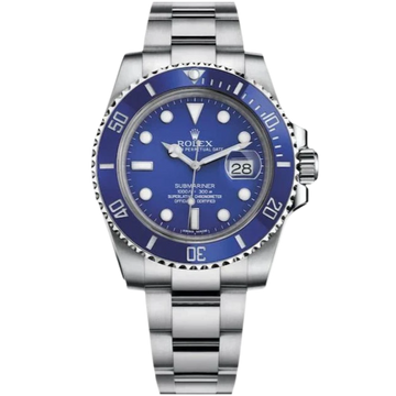 Rolex Submariner “Smurf” Ref. 116619LB 40MM White Gold With Blue Ceramic Bezel & Dial