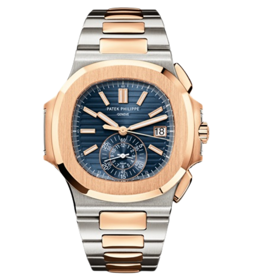 Patek Philippe Nautilus ref. 5980/1AR steel rose gold blue dial