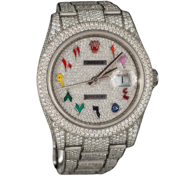 Rolex Datejust Ref. 126200 36MM BUSSDOWN on Oyster Rainbow Arabic Numerals