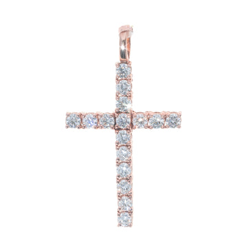 Lab Cross With Diamonds