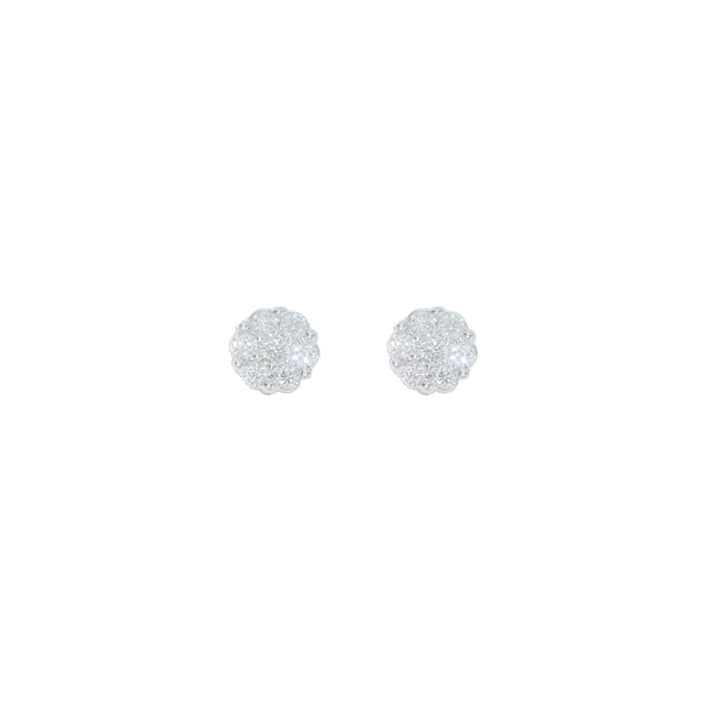 0.29 CTW Diamond Earrings in 14K White Gold