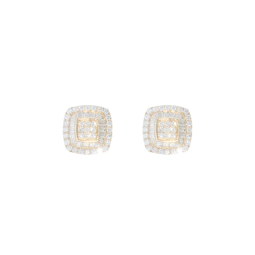 Diamond Earring's With Baguette's