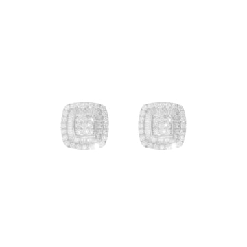 Diamond Earring's With Baguette's