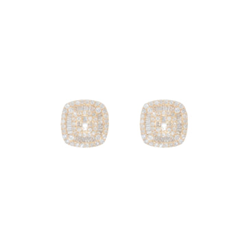 Diamond Earring's With Baguette's