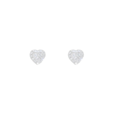 Heart Earring's With Diamond's