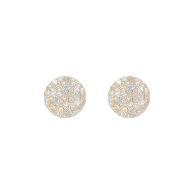 0.68 CTW Diamond Earrings in 14K Yellow Gold – Style III