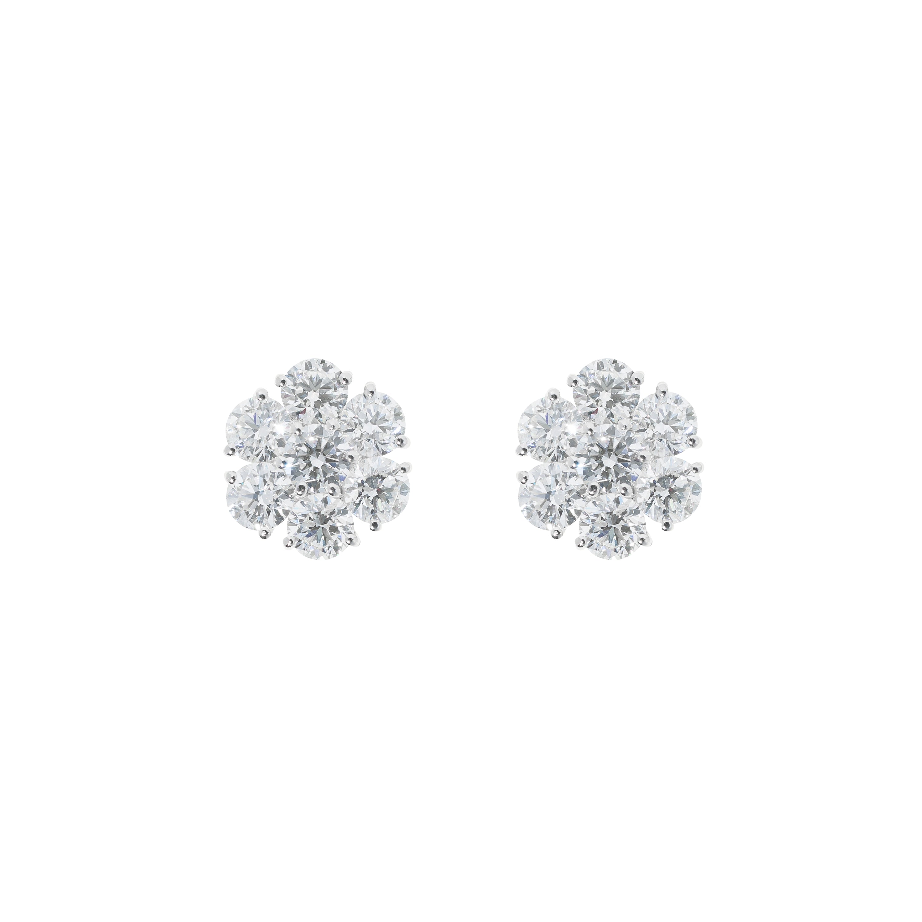 Flower Diamond Earrings