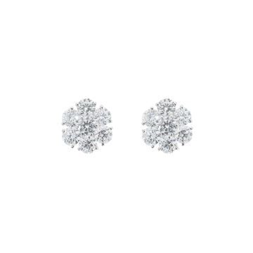 Flower Diamond Earrings