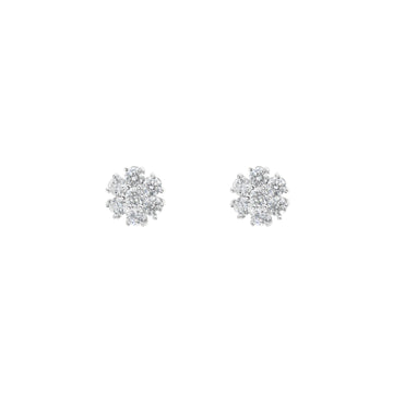 Flower Diamond Earrings