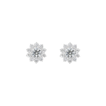 Flower Diamond Earrings