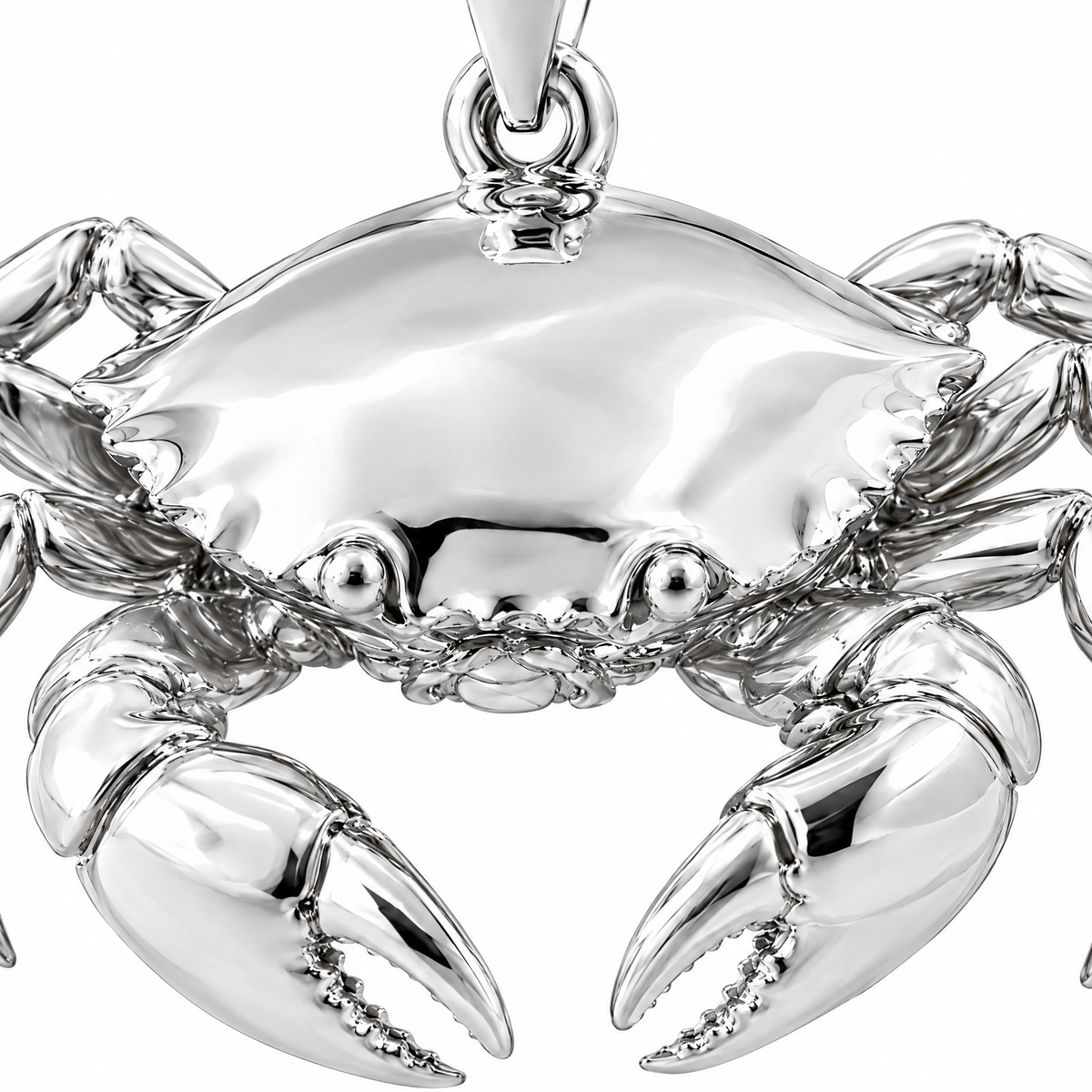 Crab Silver Mini — close-up detail; AI-generated design visualization