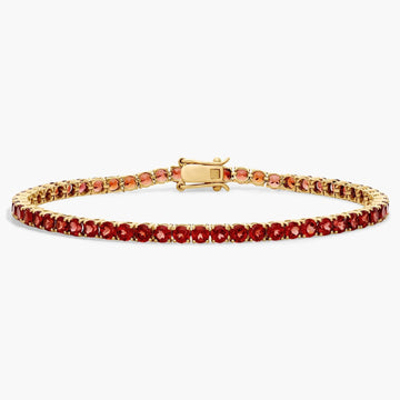 Garnet and Diamond Halo Pendant in 14k White Gold